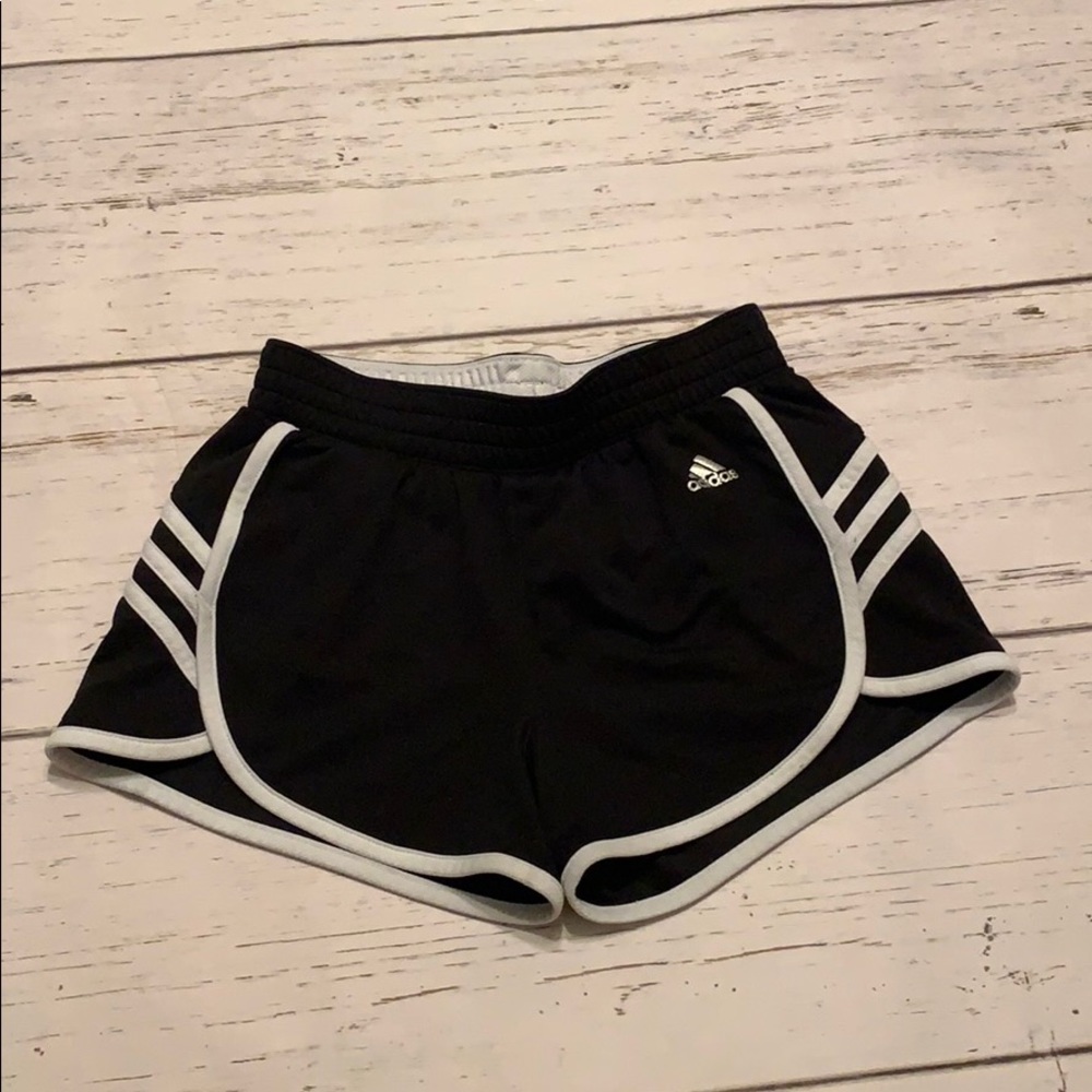 black running shorts adidas